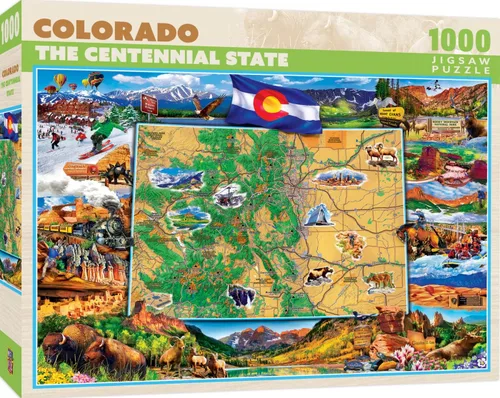 Vista 9 de MasterPieces National Parks Maps - Rompecabezas de 1000 piezas para adultos, familia o jóvenes - Parques Nacionales de Estados Unidos por Anderson
