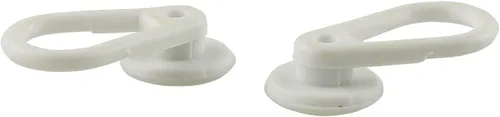 Vista 4 de E-outstanding 6 extensores de cuello de goma suave expande el cuello superior Botones Extensor, 0.394 in blanco, Blanco