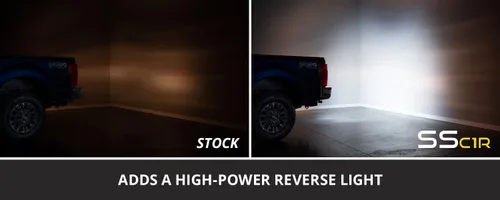 Vista 5 de Kit de luz de reversa Diode Dynamics HitchMount compatible con Ford Raptor 2017-2020, C1