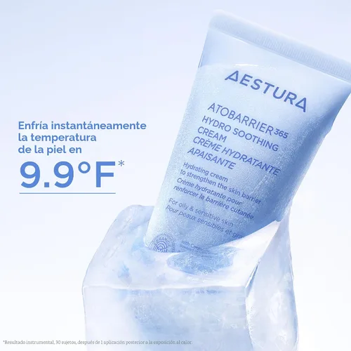 Vista 6 de AESTURA ATOBARRIER365 - Crema hidratante hidratante refrescante con ceramidas y ácido hialurónico para reparación de barrera de humedad de la piel