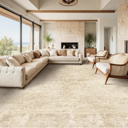 Vista 123 de Alfombras de pasillo beige 2x6