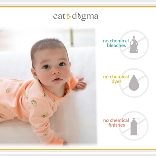 Vista 7 de Cat & Dogma Pantalones de bebé unisex de algodón orgánico