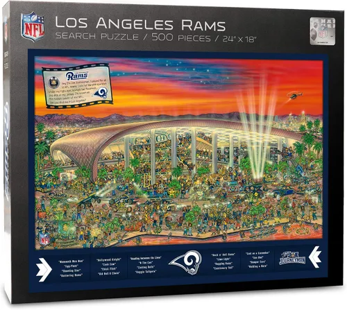 Vista 8 de YouTheFan NFL Joe Journeyman - Rompecabezas de equipo de 500 piezas de 18 x 24 pulgadas