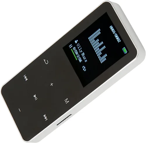 Vista 11 de Reproductor MP3 8G con Bluetooth, pantalla de 1.8 pulgadas, reproductor de música ultra delgado con reproducción de video, reducción de ruido, Negro