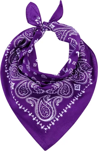 Vista 11 de Bandana de algodón de alta calidad para hombres y mujeres - Pañuelo para el Negro