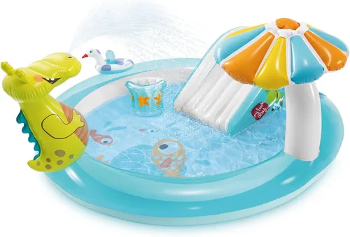Vista 14 de INTEX 57128MW Shark Play Center - Piscina inflable para niños, 61.5 x 51 x 33 pulgadas, a partir de 2 años