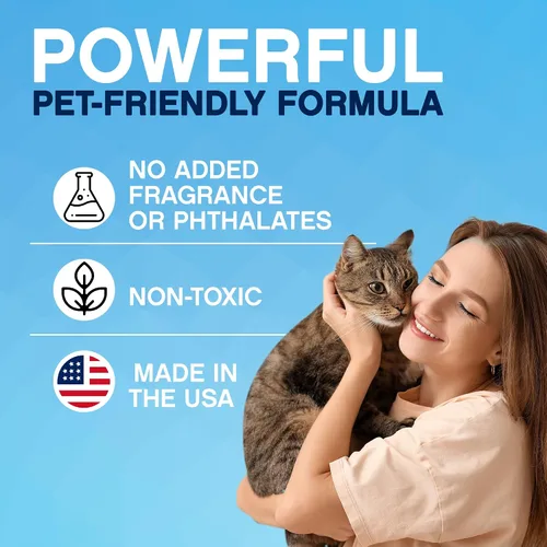 Vista 3 de Arena para gatos aglutinante prémium sin fragancia, 20 libras, tecnología avanzada de control de olores, sin polvo, bajo seguimiento, aglomeración