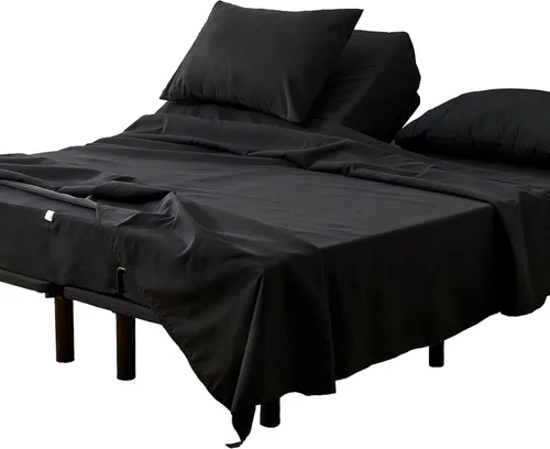 Vista 19 de Kingnex Sábanas de sofá cama individual para sofá cama extraíble de 36 x 72 pulgadas, microfibra suave de doble cepillado 1800, 3 piezas incluyen 1
