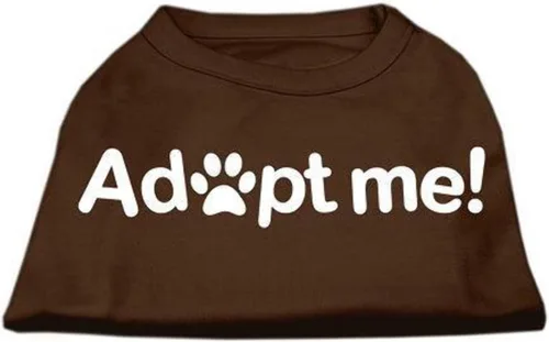 Vista 6 de Mirage Pet Products Adopt Me - Camisa con serigrafía, pequeña, color negro