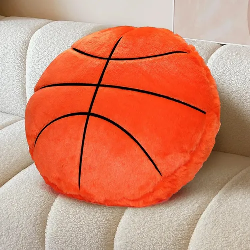 Vista 3 de Almohada de pelota de fútbol suave y esponjosa para niños y niñas