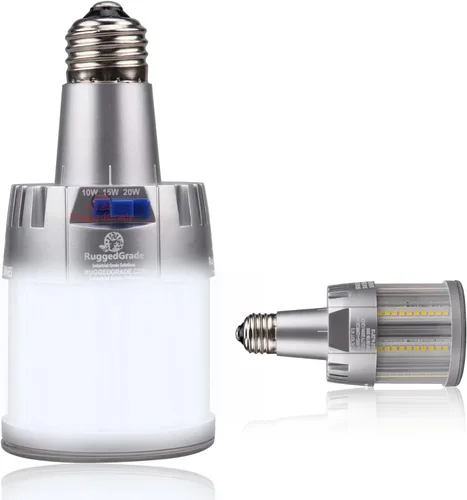 Vista 20 de RuggedGrade Bombilla LED de 12 W, base estándar E26, 1,400 lúmenes, 3000 K, 2700 K, repuesto para haluro metálico, HID o CFL, alta eficiencia, 130
