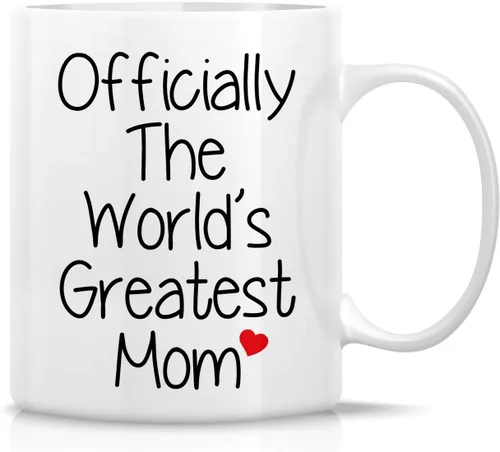 Vista 28 de Retreez - Taza divertida con texto en inglés "Mum Well Done I'm Awesome", 325 ml, tazas de café de cerámica, mensaje divertido, sarcástico
