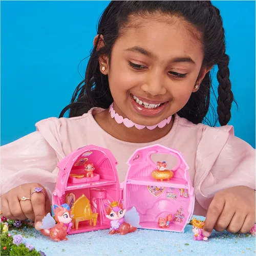 Vista 3 de Hatchimals CollEGGtibles, paquete familiar de juego en casa con 3 personajes y hasta 3 bebés sorpresa (el estilo puede variar), juguetes para niñas