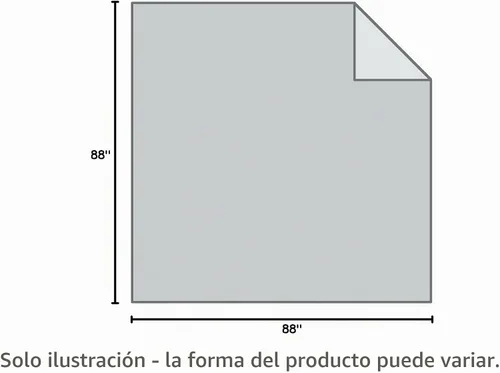 Vista 10 de DWR - Edredón cubierto con tela 100% de algodón, relleno alternativo al plumón, peso para todas las estaciones, tamaño Queen (88 x 88)