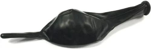 Vista 2 de Link-o-Loon - Globos de látex con aguja, 12 pulgadas, color negro (juego de 30)