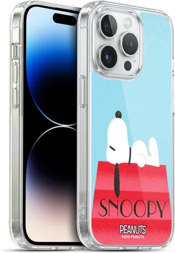Vista 122 de Head Case Designs Snoopy Deco Dreams - Funda de gel suave con licencia oficial de Peanuts Blue Pattern compatible con Apple iPhone 7 Plus/iPhone 8