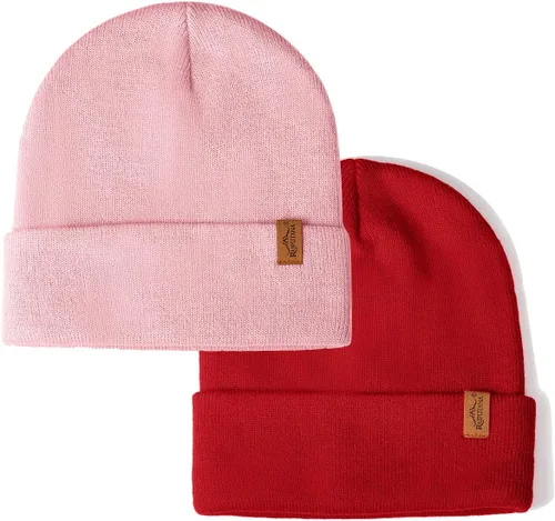 Vista 25 de Rajputana 1 y 2 Packs Gorro de invierno unisex de punto para hombre y mujer 2-Camuflaje