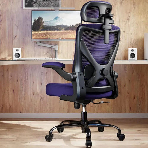 Vista 11 de Silla ergonómica de oficina: sillas de escritorio de oficina en casa con Beige