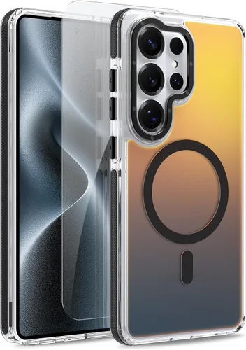Vista 101 de Funda magnética para Google Pixel 10 Pro XL [compatible con Magsafe] [bonito diseño fluorescente de moda] a prueba de golpes, delgada, translúcida