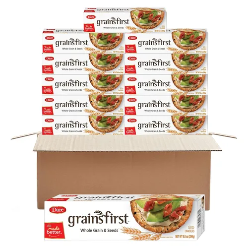 Vista 2 de Dare Grainsfirst Crackers, paquetes de 7.3 onzas (paquete de 12)
