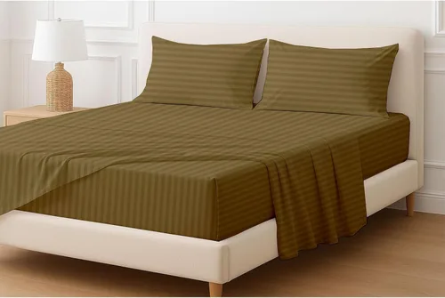 Vista 63 de Sábanas extra profundas, sábanas de algodón, 100% algodón, sábana bajera de bolsillo extra profundo de 22 pulgadas con elástico en todo el contorno