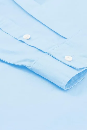 Vista 8 de JMIERR Camisa de vestir de manga larga con botones y lino de algodón para hombre