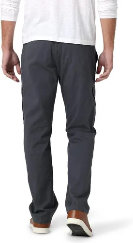Vista 2 de Wrangler Authentics - Pantalones elásticos para hombre ajuste clásico relajado tipo cargo