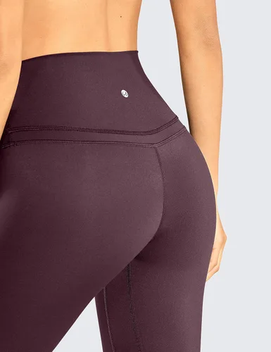 Vista 3 de CRZ YOGA - Leggings de entrenamiento estilo segunda piel para mujer de 28 pulgadas pantalones de yoga de longitud completa y cintura alta