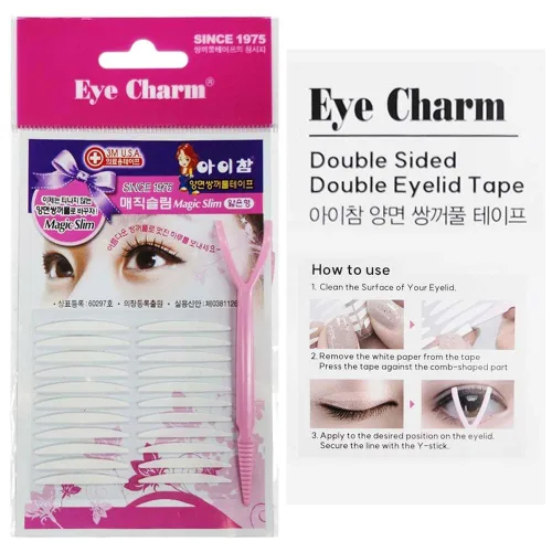 Vista 9 de Magic Slim - Cinta adhesiva de doble párpado – Tiras adhesivas invisibles para corrección monólida con capucha – Auténtica tecnología K-Beauty