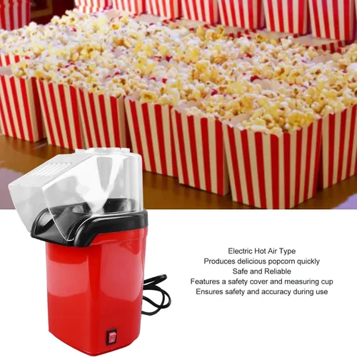 Vista 2 de Haofy Fabricante eléctrico de las palomitas de maíz 110V, pequeña máquina desmontable de las palomitas de maíz del aire caliente para el partido