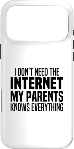 Vista 22 de I Don't Need The Internet My Parents Knows Everything Funny Case for iPhone XR