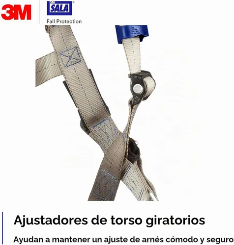 Vista 8 de 3M Unisex 3m Dbi-sala Exofit X100 Comfort Construction Positioning Safety Harness With Weight Distribution