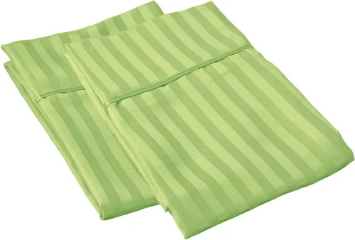 Vista 2 de Fundas de almohada de algodón peinado de 600 hilos (paquete de 2) tamaño estándar de 20 x 26 pulgadas, color azul aguamarina Azul Aqua (Solid)