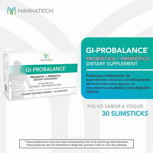 Vista 3 de Mannatech - GI-ProBalance® - Sabor Yogur - 30 Slimsticks