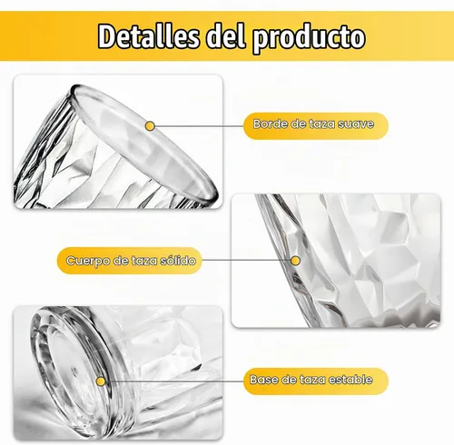 Vista 3 de Juego de 4 vasos de plástico transparente irrompibles de 10 onzas, vasos de vino de jugo reutilizables de acrílico, aptos para lavavajillas, vasos
