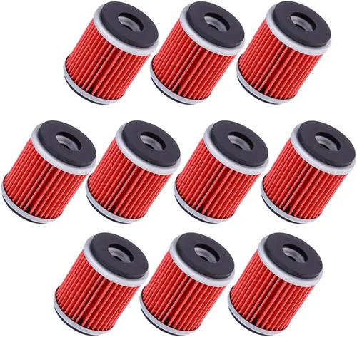 Vista 2 de 5 piezas 1S4-E3440-00 HF140 Filtros de aceite, Reemplazo para Yamaha YFZ450R 2009-2024 YZ450F WR250F WR450F 2009-2025, Reemplaza 38B-E3440-00