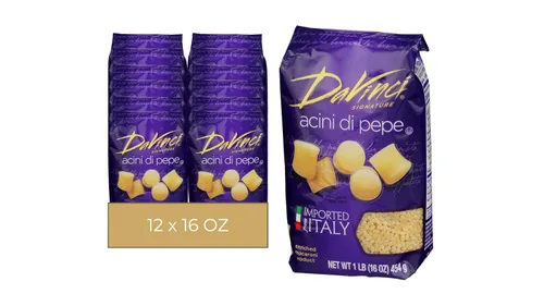 Vista 5 de DaVinci Acini di Pepe Importado de Italia Sopa y ensaladas 1 libra