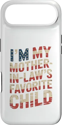 Vista 27 de Im My Mother in Law Favorite Child USA FlagFunny Parent Case for iPhone 16
