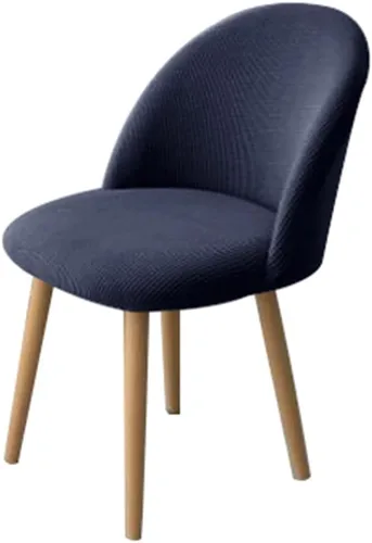 Vista 22 de XMNTG Juego de 4 fundas elásticas de jacquard gris para silla de comedor, con respaldo curvado, fundas para silla de acento modernas de mediados