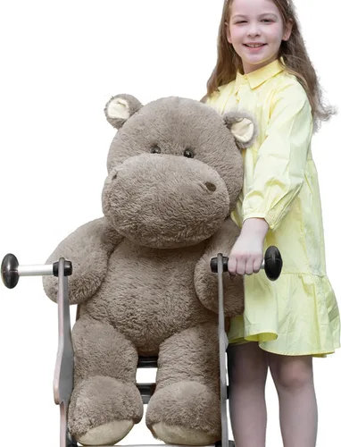 Vista 13 de BENINY Juguete de Peluche Grande de Ajolote Azul, Animal de Peluche Gigante de Ajolote de 39", Juguetes Grandes Regalo para Niñas Niños, Almohada