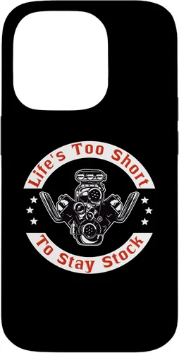 Vista 17 de iPhone 13 Pro Max Life es demasiado corta para mantenerse en stock - Drag Racing Muscle Car V8 Case