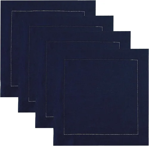 Vista 40 de Solino Home Juego de 4 manteles individuales cuadrados de 14 x 14 pulgadas, lino 100 % puro, de 14 x 14 pulgadas, dobladillo clásico, lavables a