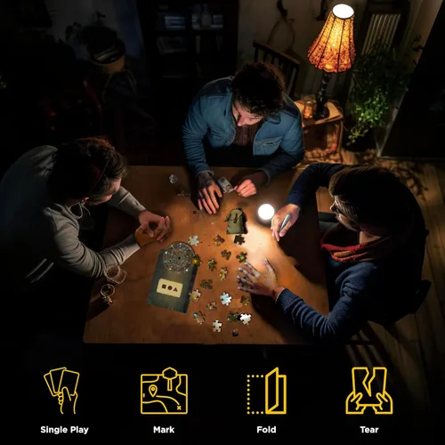 Vista 4 de EXIT: Nightfall Manor (con rompecabezas) EXIT: The Game – Un juego de Kosmos Familia-Amigable Experiencia de Escape Room en casa basada