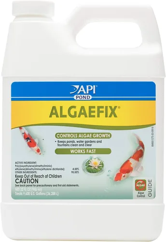Vista 2 de API Pond ALGAEFIX - Paquete clarificador de estanque de paja de cebada de agua clara y control de algas Summit