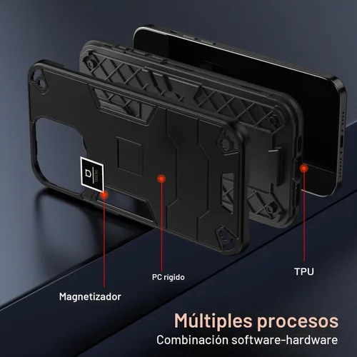 Vista 2 de Funda para teléfono compatible con Honor Magic6 Lite, compatible con Honor X9b 5G ALI-NX1 ALI-NX3 / X50 GT ALP-AN00 / X50 5G ALI-AN00 Funda Negro