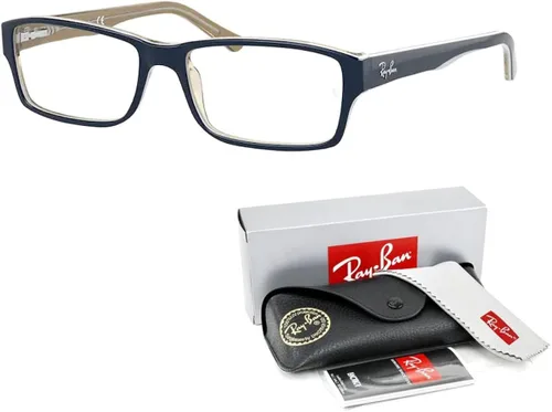 Vista 3 de Ray-Ban RX5469 - Lentes rectangulares para hombres y mujeres + paquete con kit de lentes de cortesía de diseñador iWear