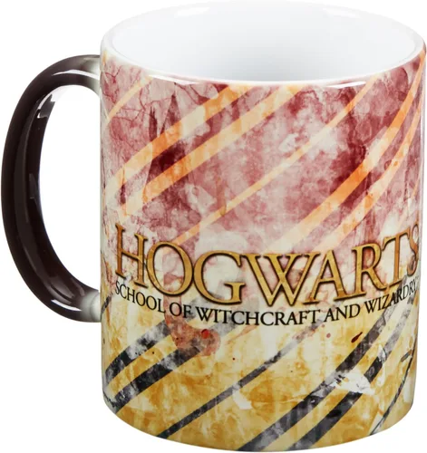 Vista 2 de Morphing Mugs Harry Potter (Hogwarts) - Taza de cerámica, color negro