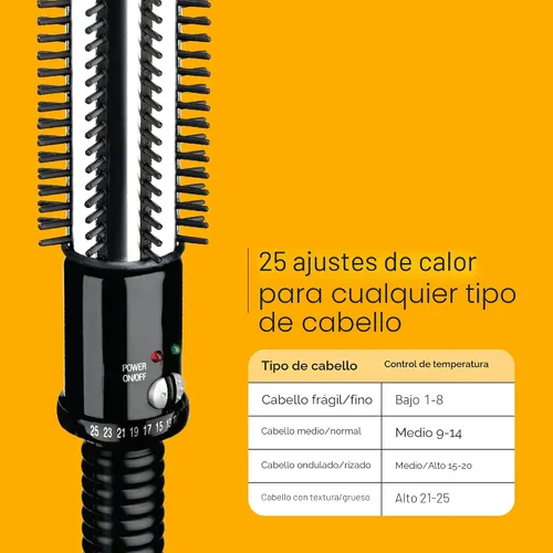 Vista 4 de Cepillo caliente Conair, de calor instantáneo, negro