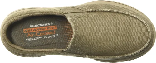 Vista 5 de Skechers Creston - Mocasines de lona para hombre