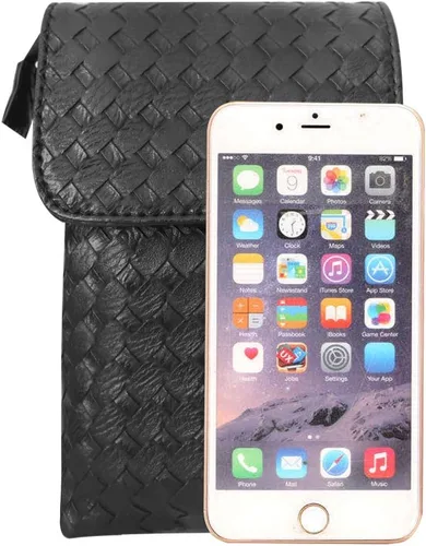 Vista 2 de Bolso bandolera pequeño con múltiples bolsillos para teléfono celular con tarjetero para Samsung Galaxy S24 Plus S23 FE S23+ S21 FE S20 FE iPhone 15